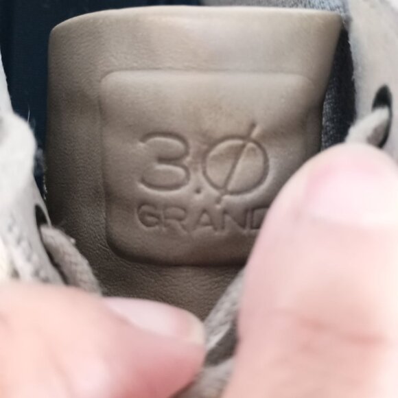 Cole Haan 3.Zerogrand Stitchlite Wingtip Oxford Men’s 11 Gray Knit Shoes - Picture 9 of 11